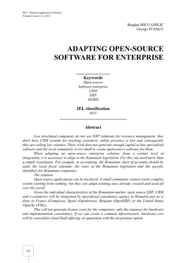 Enterprise Open Source Platforms
