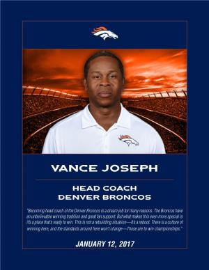 Vance Joseph