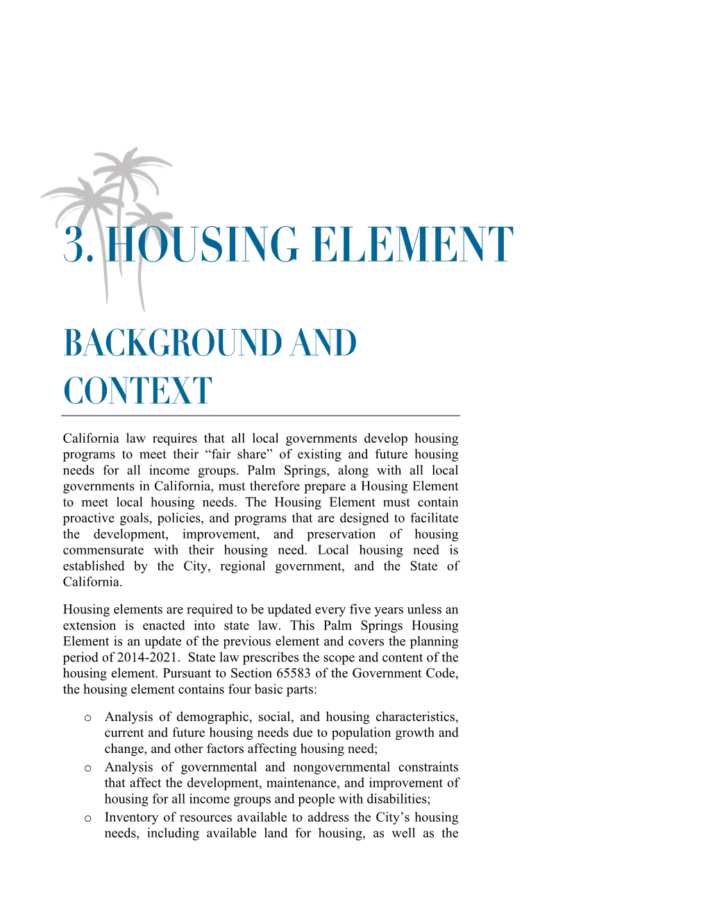 3. Housing Element