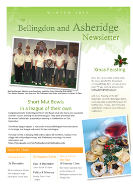 Bellingdon and Asheridge Newsletter