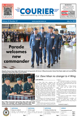 Parade Welcomes New Commander