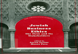 OF 8Th Jewish Business Ethics Levine Pava 1996 C1999.Pdf (10.29
