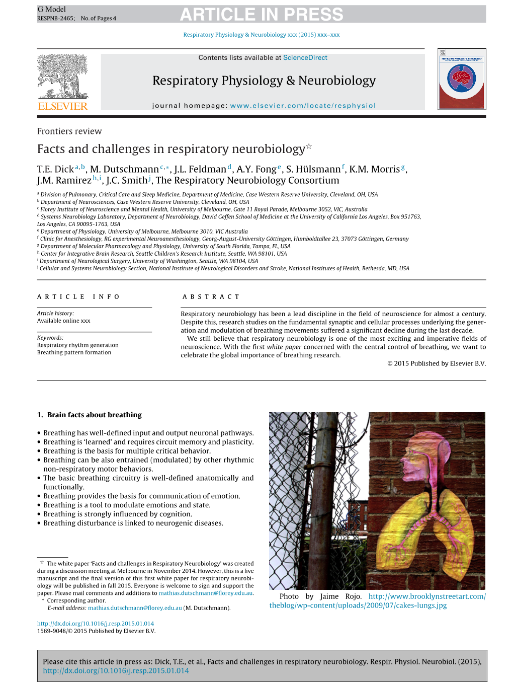 Facts and Challenges in Respiratory Neurobiology