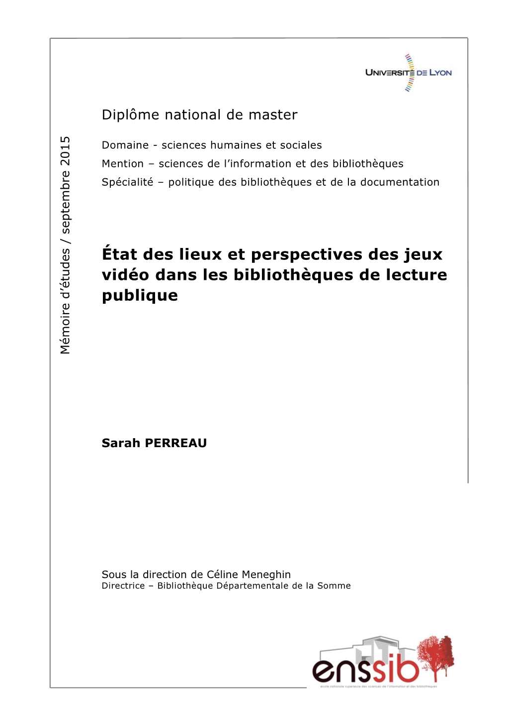 État Des Lieux Et Perspectives Des Jeux Vidéo Dans Les Bibliothèques De Lecture