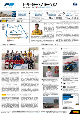 Preview ROUND 1/11 SAKHIR BAHRAIN