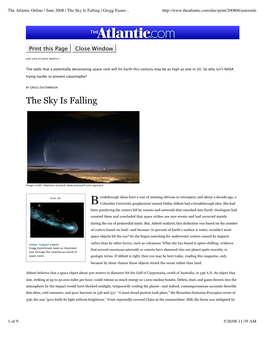The Atlantic Online | June 2008 | the Sky Is Falling | Gregg Easterbrook