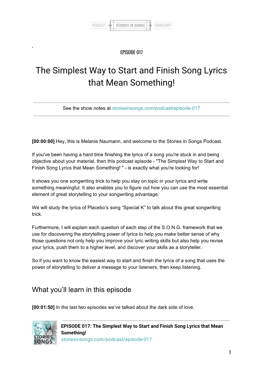 The Simplest Way to Start and Finish Song Lyrics That Mean Something!