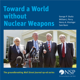 Toward a World Without Nuclear Weapons