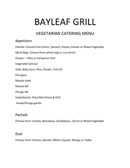 Bayleaf Grill