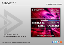 Audio Boutique Edm & Big Room Vol.2