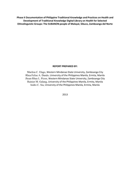 10.5.2.2 Final Report of Subanon Zamboanga Del Norte Size