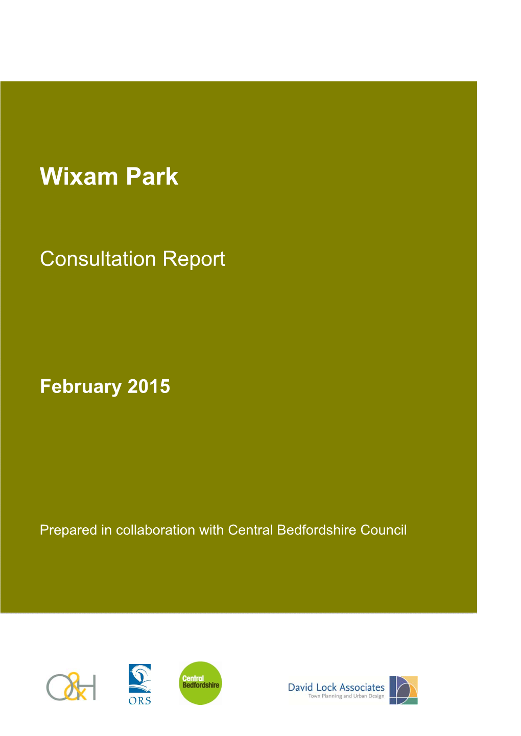 Wixam Park Masterplan Document - Summary of Public Consultation Questionnaire Responses