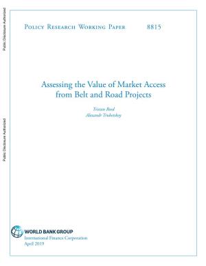 Assessing the Value of Market Access from Belt and Road Projects