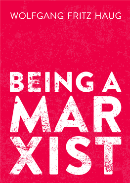 Being a Mar Xist