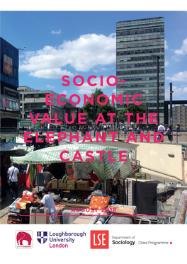 Socio- Economic Value at the Elephant and Castle