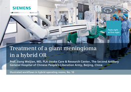 Treatment of a Giant Meningioma in a Hybrid OR Prof