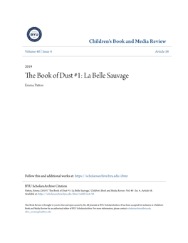 The Book of Dust #1: La Belle Sauvage Emma Patton