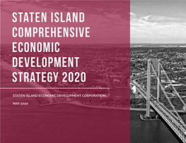 Staten Island Comprehensive Economic Development Strategy 2020