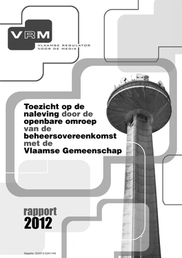 Toezichtsrapport VRT - 2012