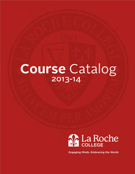 2013-2014 Course Catalog