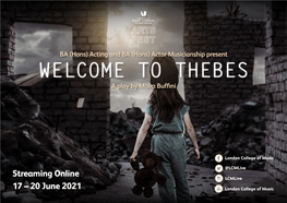UWL LCM Welcome to Thebes Programme 2021