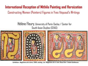 International Reception of Mithila Paintings and Heroization