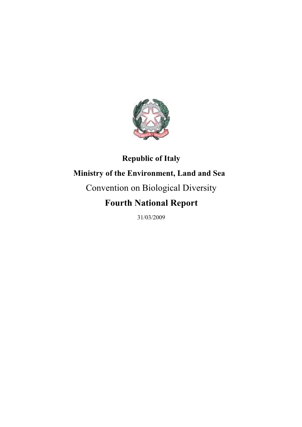 CBD Fourth National Report