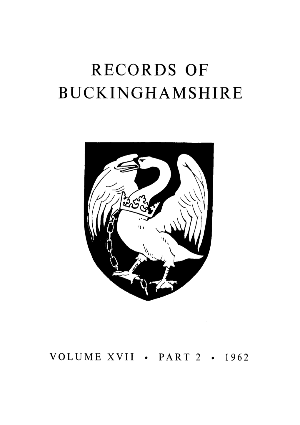 Records of Buckinghamshire