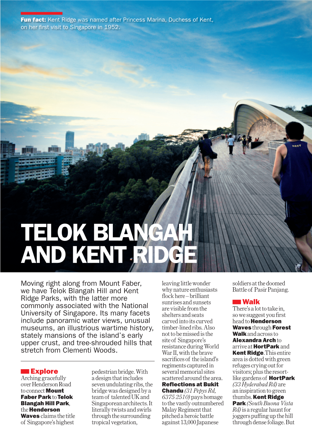 Telok Blangah and Kent Ridge
