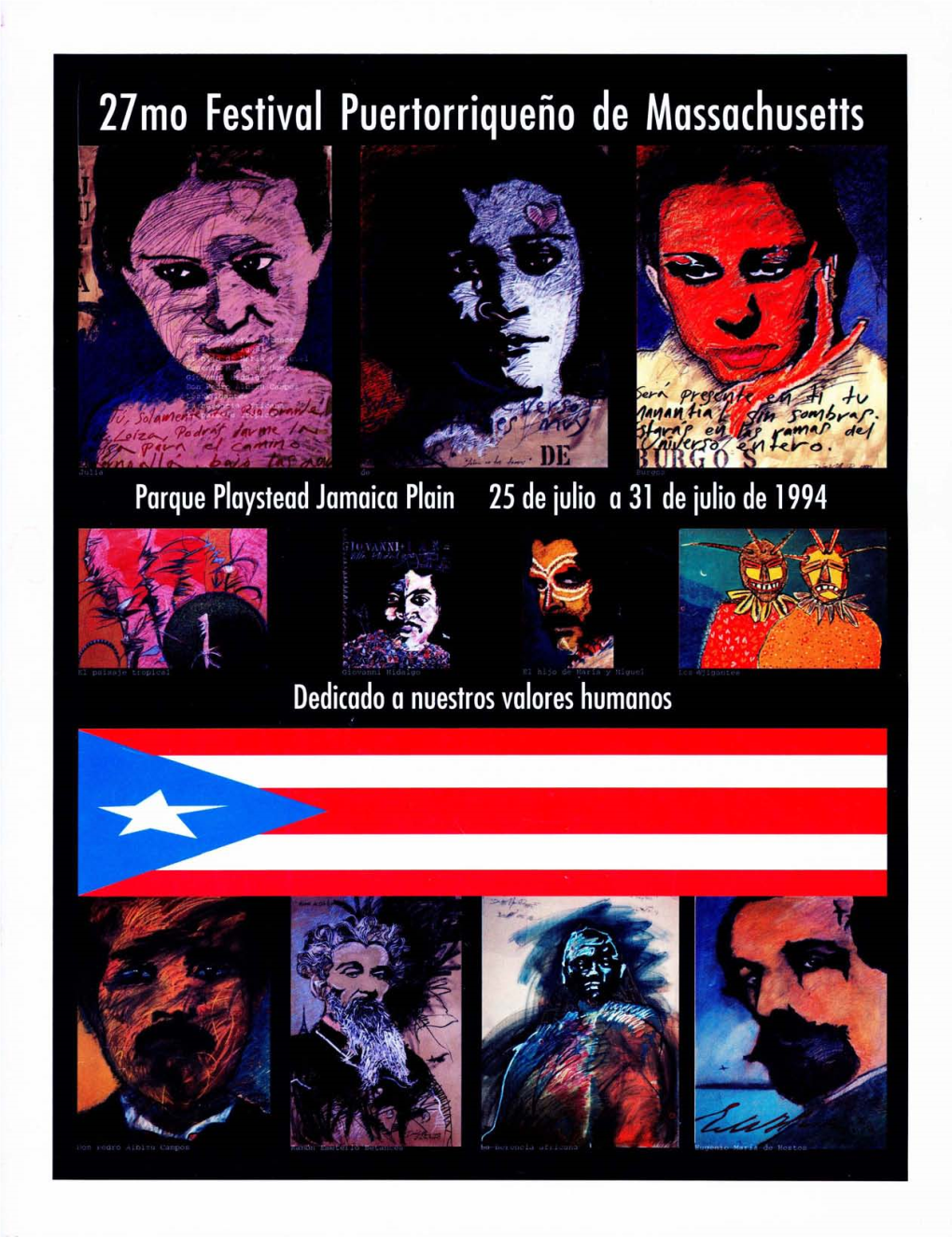 Program of Events for the 27Th Annual Festival Puertorriqueño, July 25-31