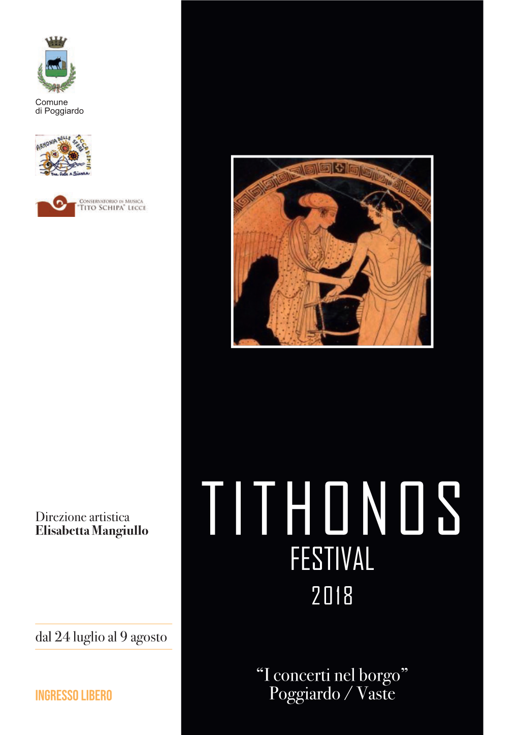 TITHONOS FESTIVAL 2018 Dal 24 Luglio Al 9 Agosto