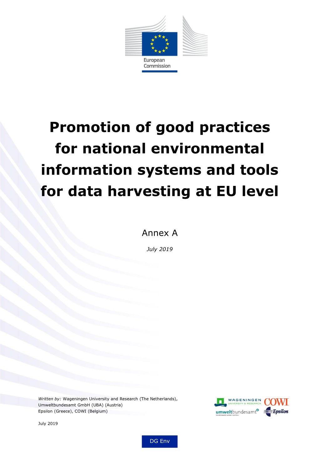 Good Practice Guidance Environmental Information Systems