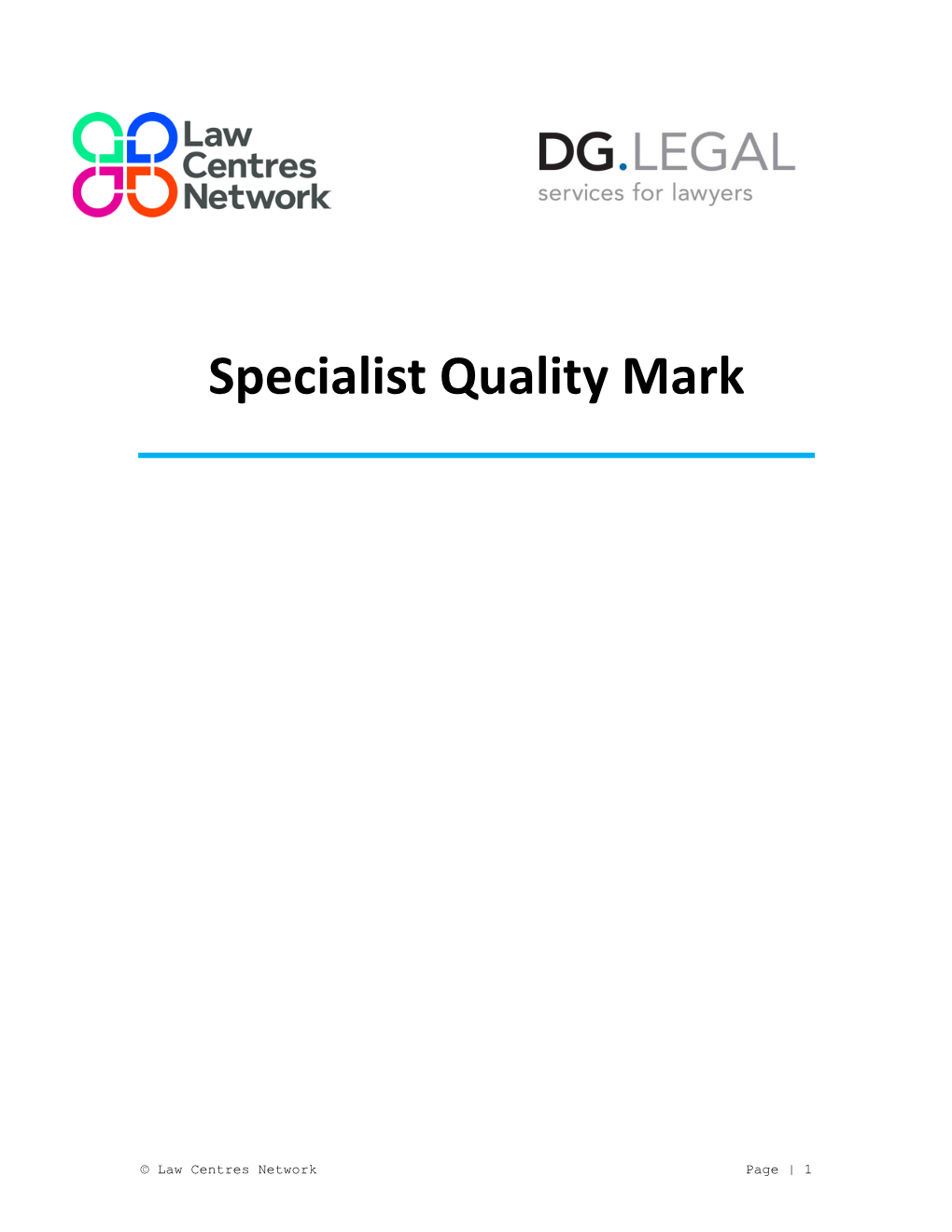 Specialist Quality Mark