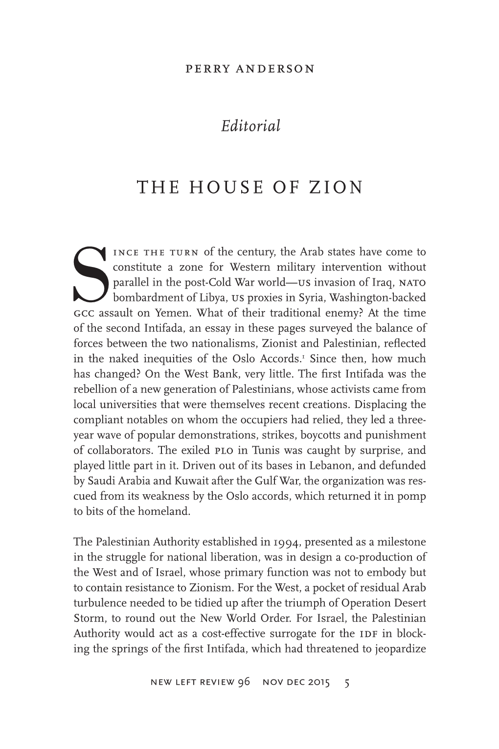 The House of Zion