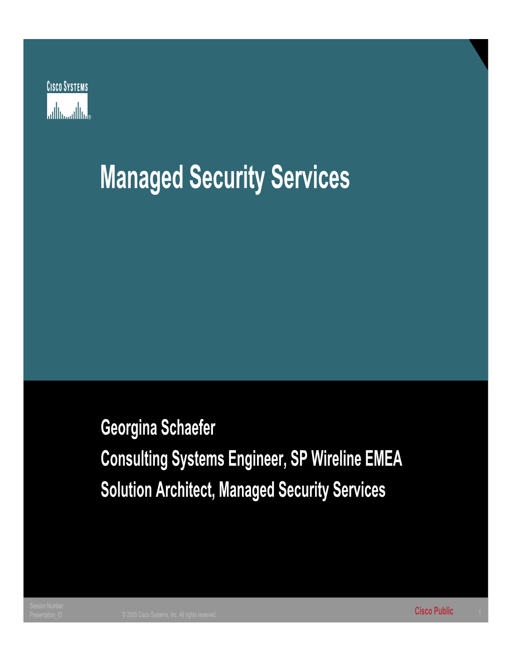 Managed Security Services