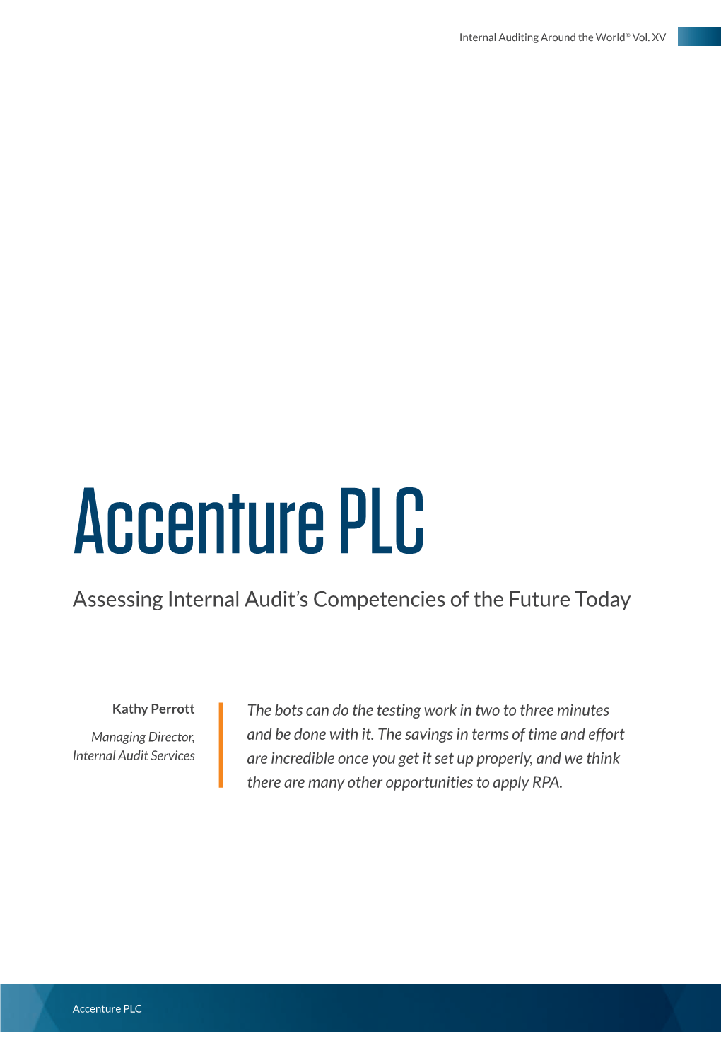 Assessing Internal Audit's Competencies of The