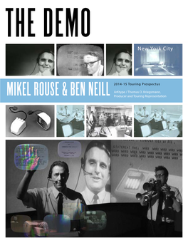 MIKEL ROUSE & BEN NEILL 2014-15 Touring Prospectus