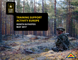 Training Support Activity Europe Month in Photos May 2017
