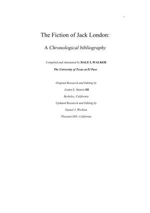 The Fiction of Jack London