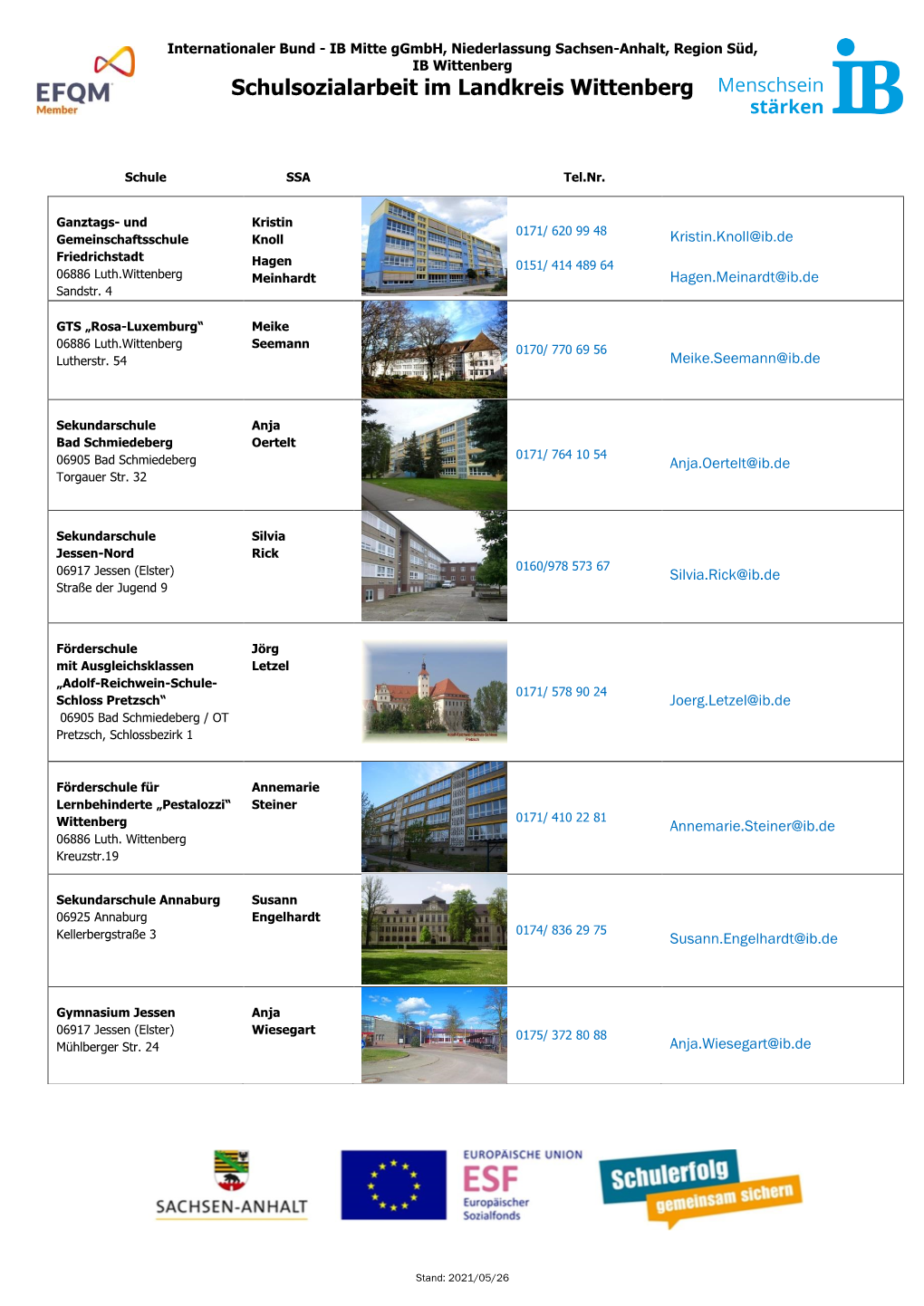 Schulsozialarbeit Im Landkreis Wittenberg