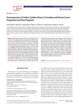 Journal of Breast Cancer