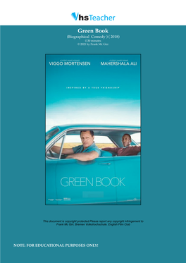 English Film Club Green Book