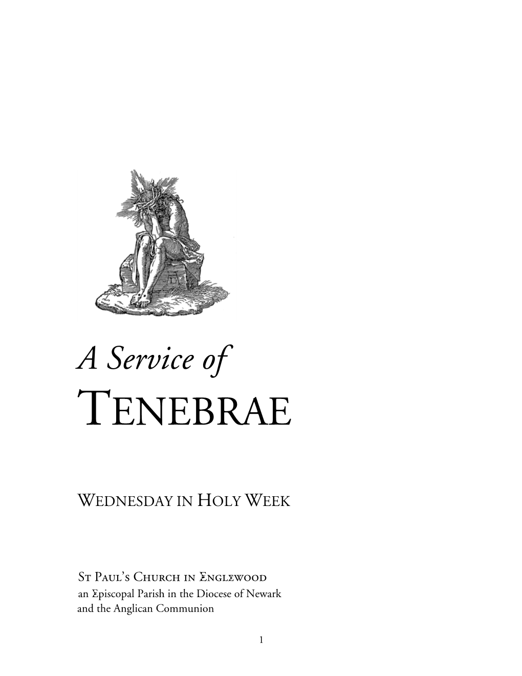 A Service of TENEBRAE