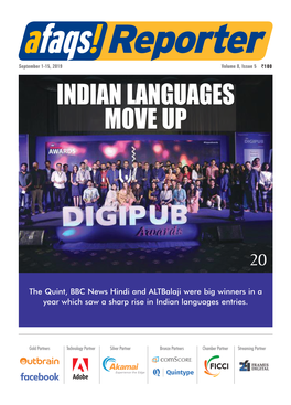 Indian Languages Move Up