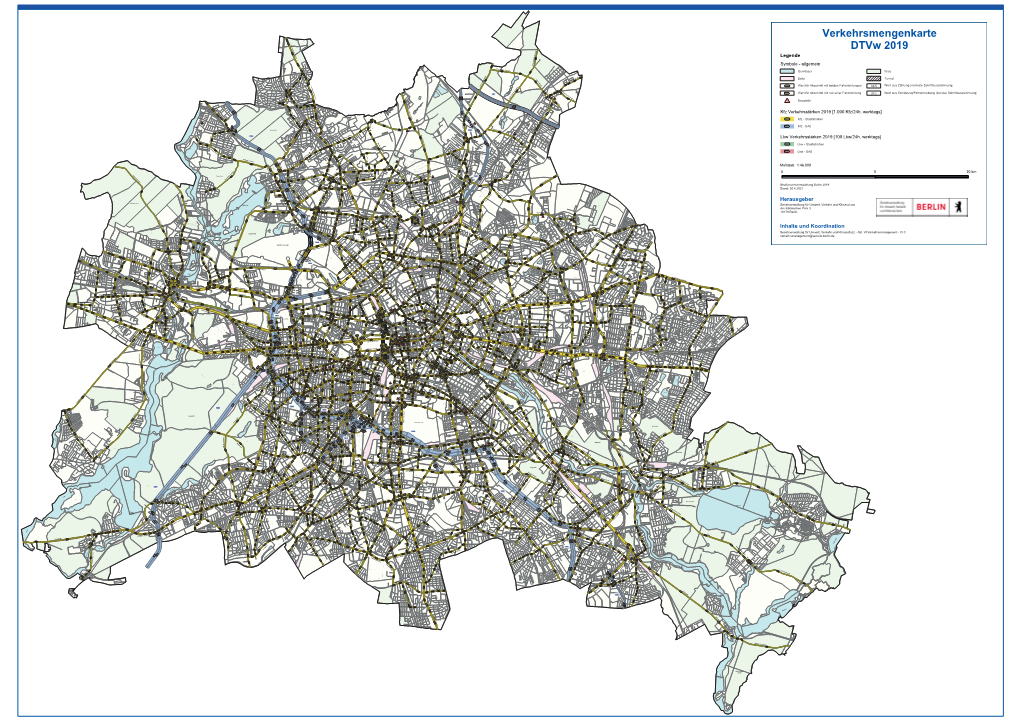 Verkehrsmengenkarte Dtvw 2019