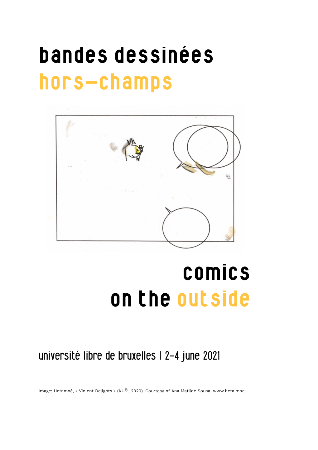 Bandes Dessinées Hors-Champs Comics on the Outside