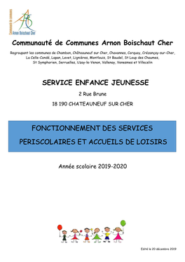Communauté De Communes Arnon Boischaut Cher SERVICE