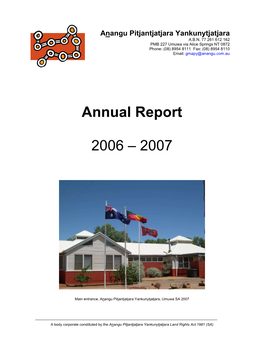 2006 2007 Annual Report