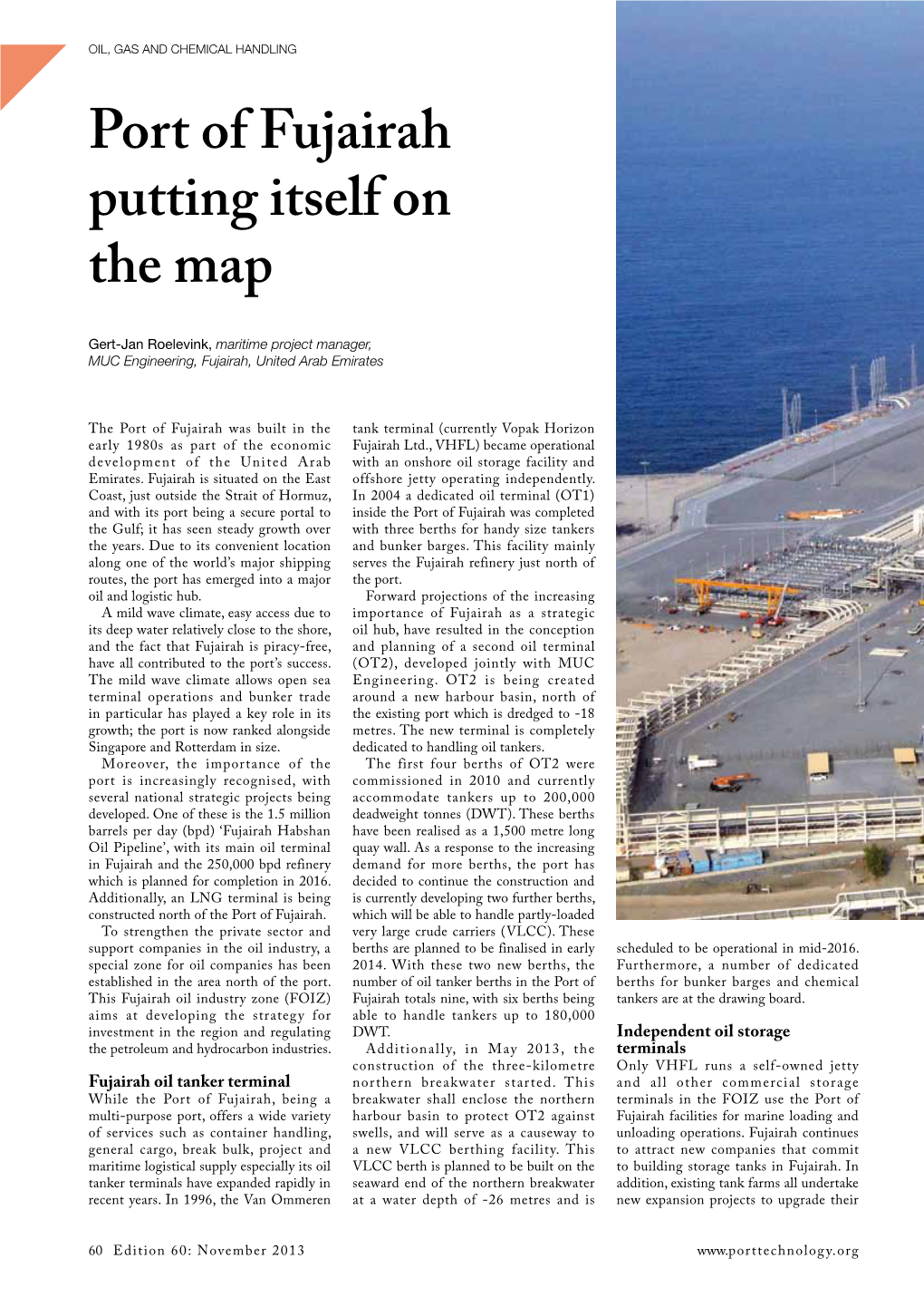 Port of Fujairah Putting Itself on the Map