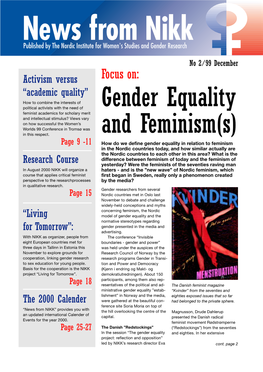 Gender Equality and Feminism.Pdf